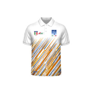 Polo ufficiale della Coppa del Mondo di Orienteering 2024, ad asciugatura rapida